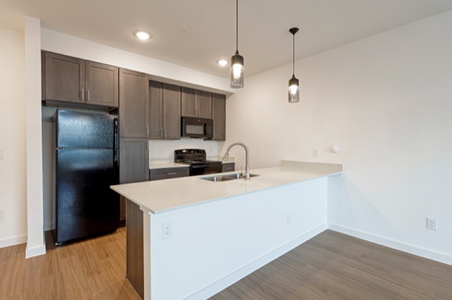 Pathways at Rosewood Courts kitchen and peninsula